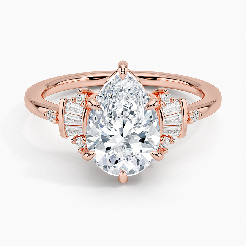 Daphne Art Deco Ring (1/8 ct. tw.)