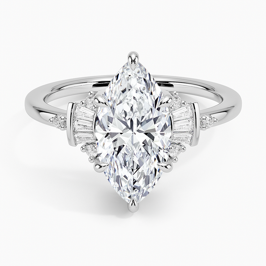 Daphne Art Deco Ring (1/8 ct. tw.)
