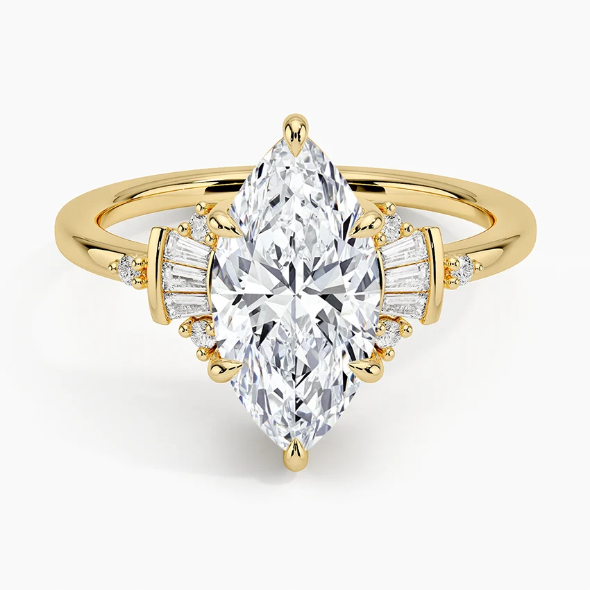 Daphne Art Deco Ring (1/8 ct. tw.)