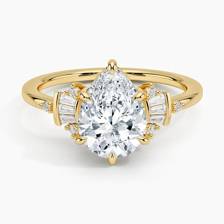 Daphne Art Deco Ring (1/8 ct. tw.)