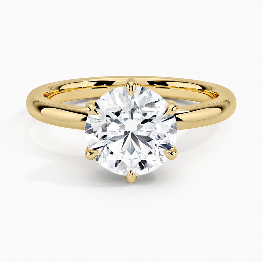 Fairmined 2mm Six-Prong Solitaire Ring