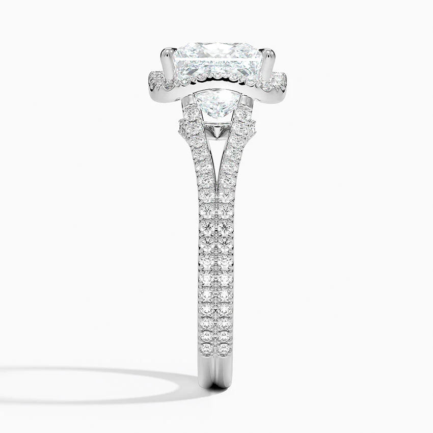 Fortuna Halo Diamond Ring (1/2 ct. tw.)