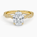 Petite Luxe Twisted Vine Diamond Ring