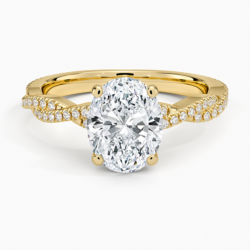 Petite Luxe Twisted Vine Diamond Ring