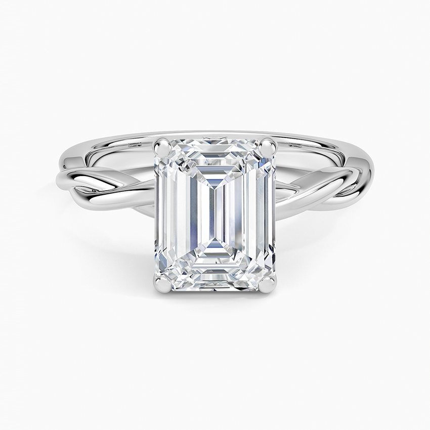 Twisted Vine Solitaire Ring