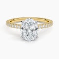 Petite Shared Prong Three-Quarter Coverage Diamond Ring (1/3 ct. tw.)