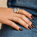 Sloane Flush Set Solitaire Dome Ring
