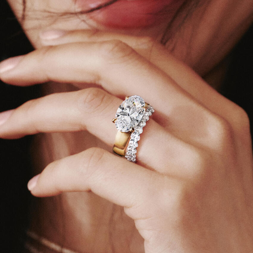 Peyton East-West Solitaire Ring