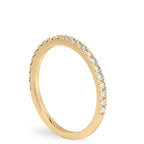 Love Waits Band Pavé Diamond Wedding Band