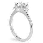 Beautiful Chaos Pear & Round Cluster Engagement Ring