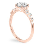 Magic Ring Scattered Diamond Engagement Ring
