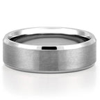 Bevel Beveled Edge Satin Finish Band