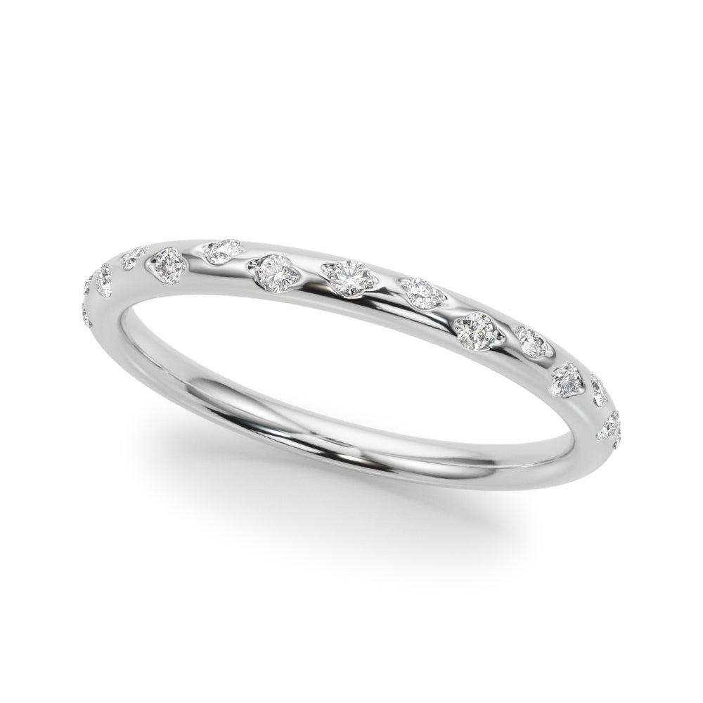 Avani Band Burnished Diamond Ring