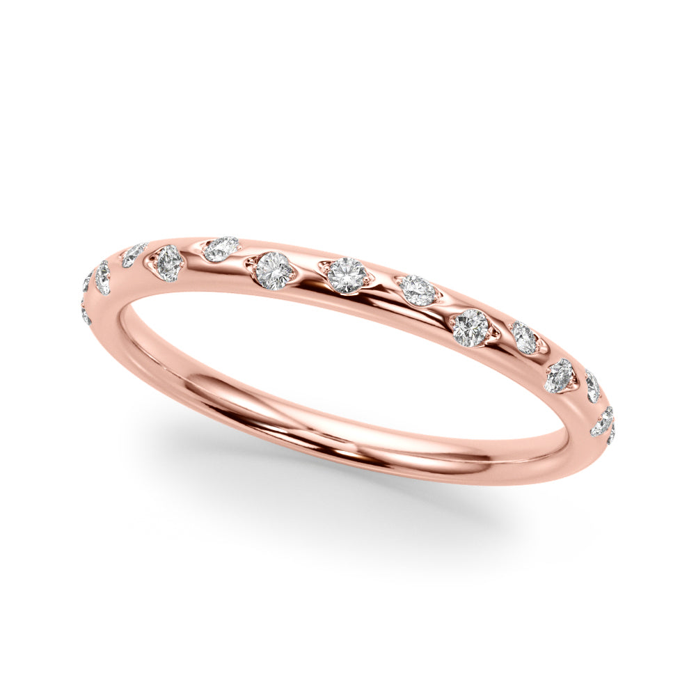 Avani Band Burnished Diamond Ring