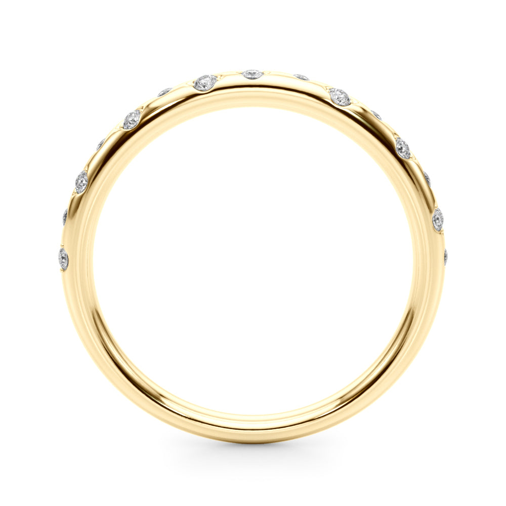Avani Band Burnished Diamond Ring