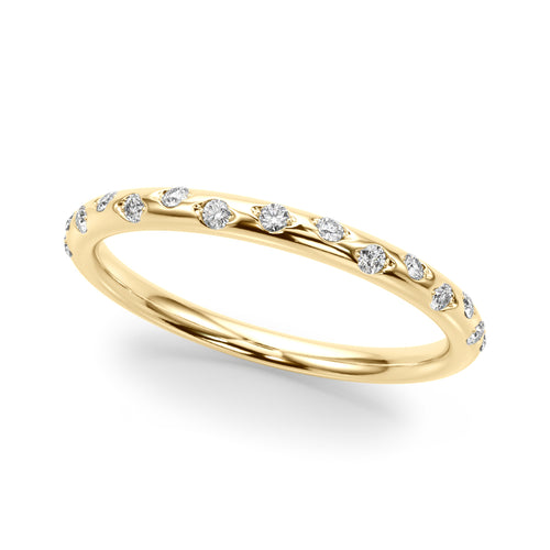 Avani Band Burnished Diamond Ring