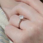 Jemma Cathedral Six Prong Engagement Ring