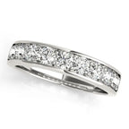 Grace Band Channel Set Wedding Band