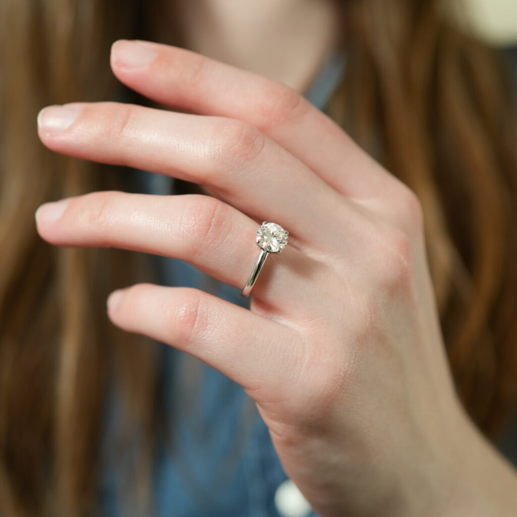 Asha Classic Solitaire Engagement Ring