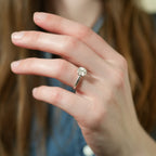 Asha Classic Solitaire Engagement Ring