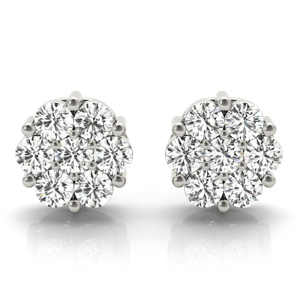 Dahlia Earrings Cluster Earrings