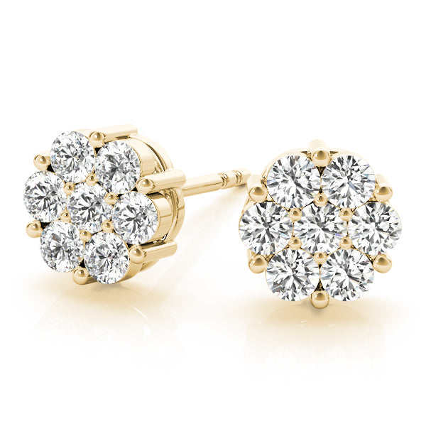 Dahlia Earrings Cluster Earrings