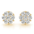Dahlia Earrings Cluster Earrings