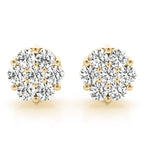 Dahlia Earrings Cluster Earrings