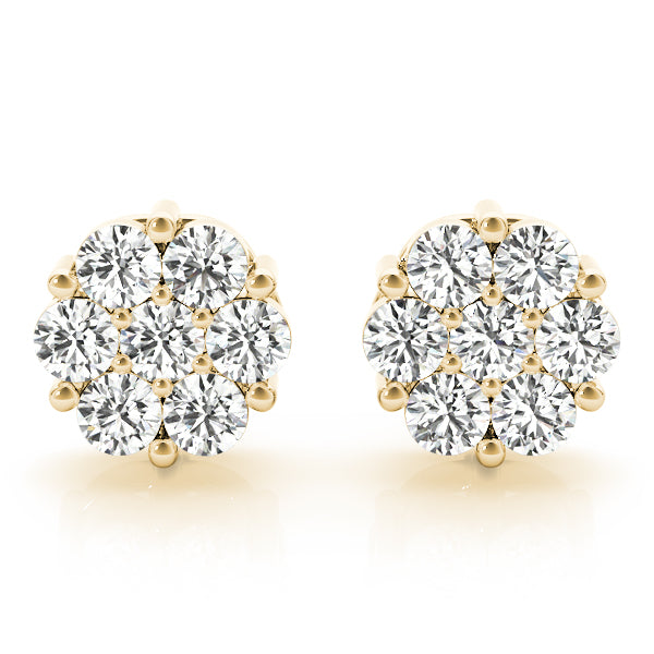 Dahlia Earrings Cluster Earrings