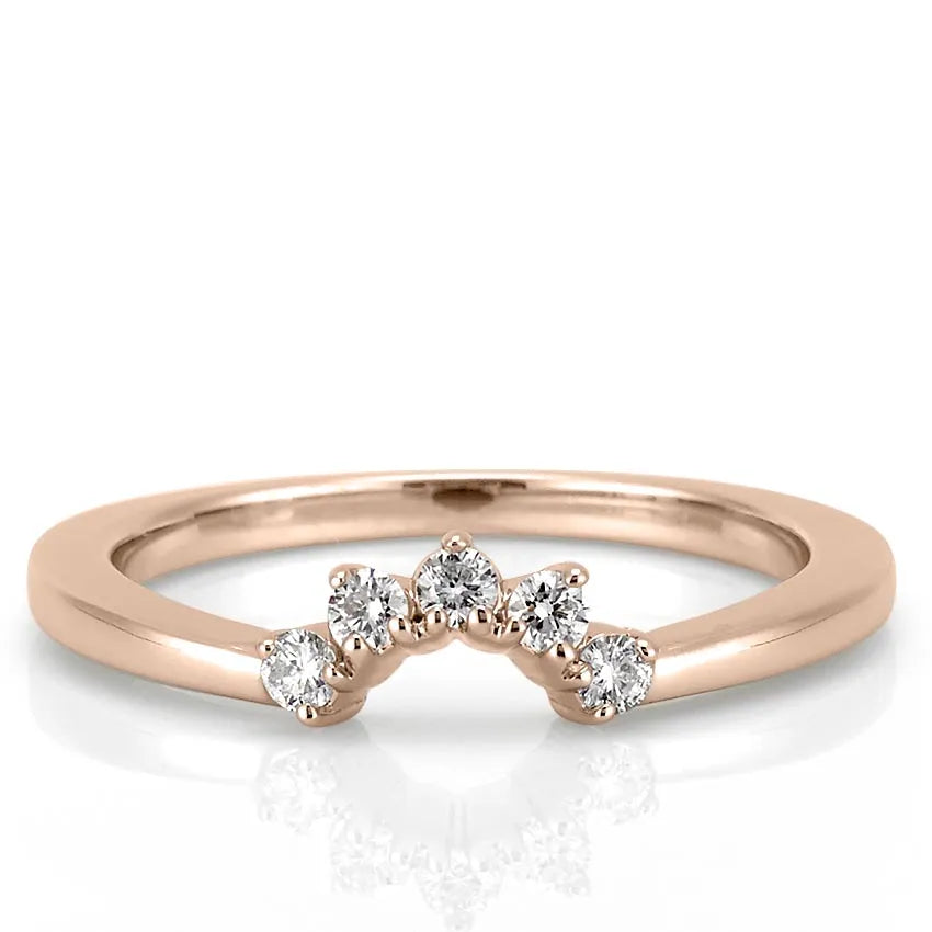 Callan Band Contoured Wedding Band
