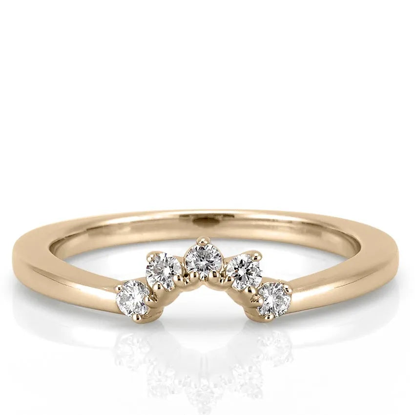 Callan Band Contoured Wedding Band