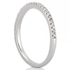 Abila Band Slightly Curved Diamond Wedding Band