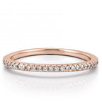Abila Band Slightly Curved Diamond Wedding Band
