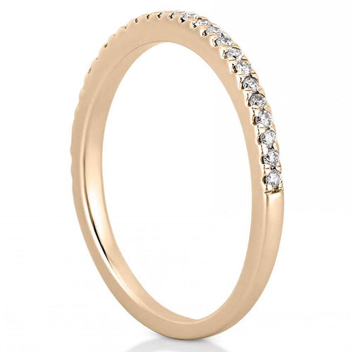 Abila Band Slightly Curved Diamond Wedding Band