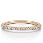 Abila Band Slightly Curved Diamond Wedding Band