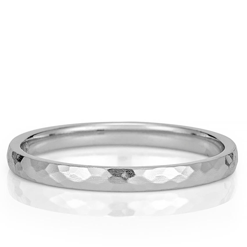 Greta Band Delicate Hammered Wedding Band