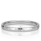 Greta Band Delicate Hammered Wedding Band
