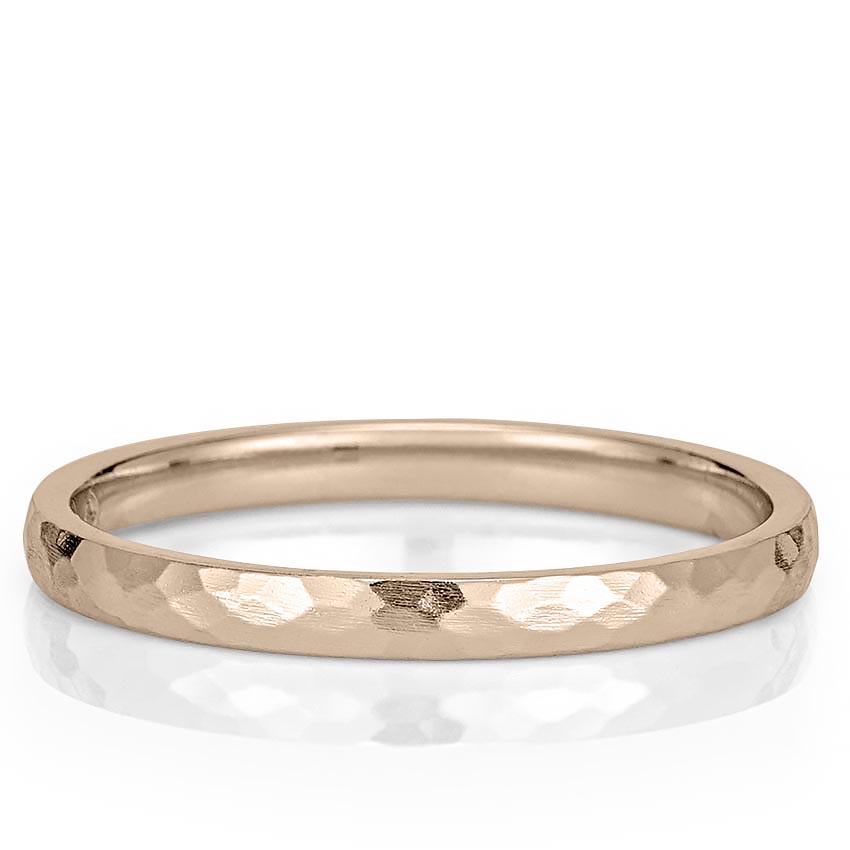 Greta Band Delicate Hammered Wedding Band
