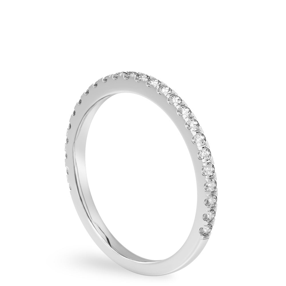 Celeste Band Delicate Pavé Diamond Wedding Band