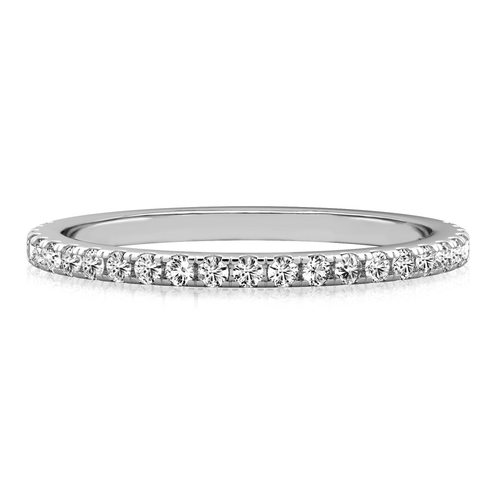 Celeste Band Delicate Pavé Diamond Wedding Band