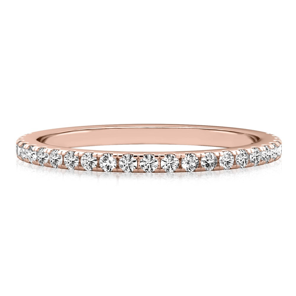 Celeste Band Delicate Pavé Diamond Wedding Band