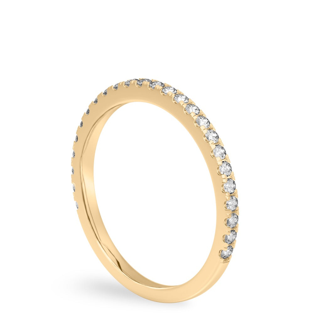 Celeste Band Delicate Pavé Diamond Wedding Band