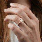 Celine Delicate Pave Engagement Ring