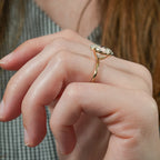 Mae Delicate Solitaire Engagement Ring