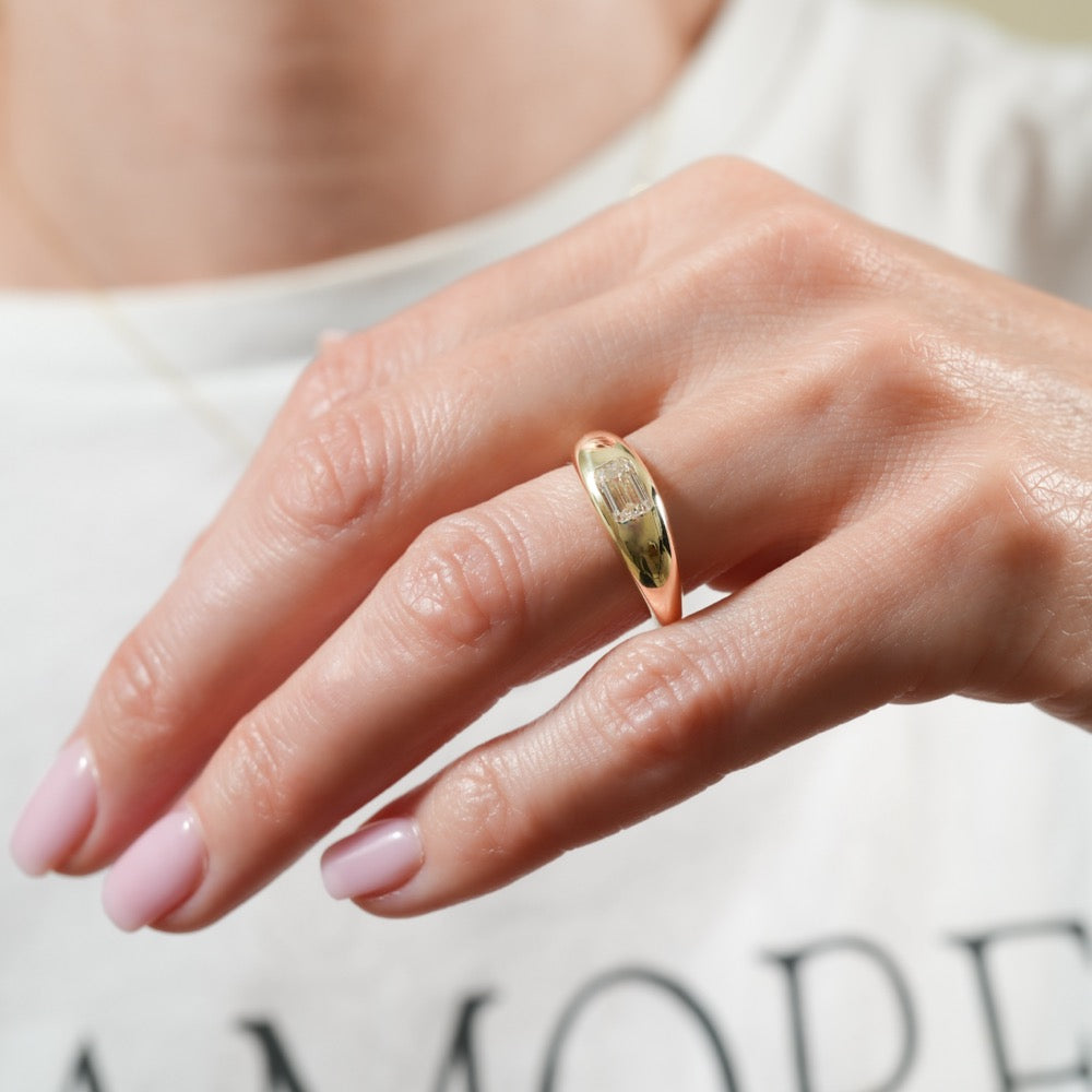 Diamond Dome Ring