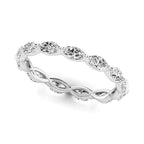 Petite Marquise Eternity Band 2mm East West Marquise Eternity Band