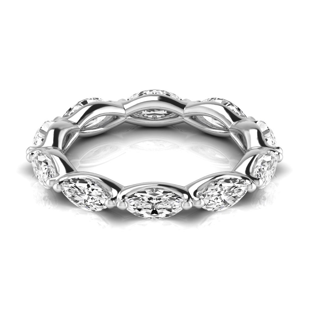 Marquise Eternity Band 3mm East West Marquise Eternity Band