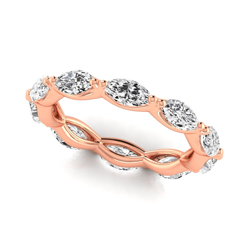Marquise Eternity Band 3mm East West Marquise Eternity Band