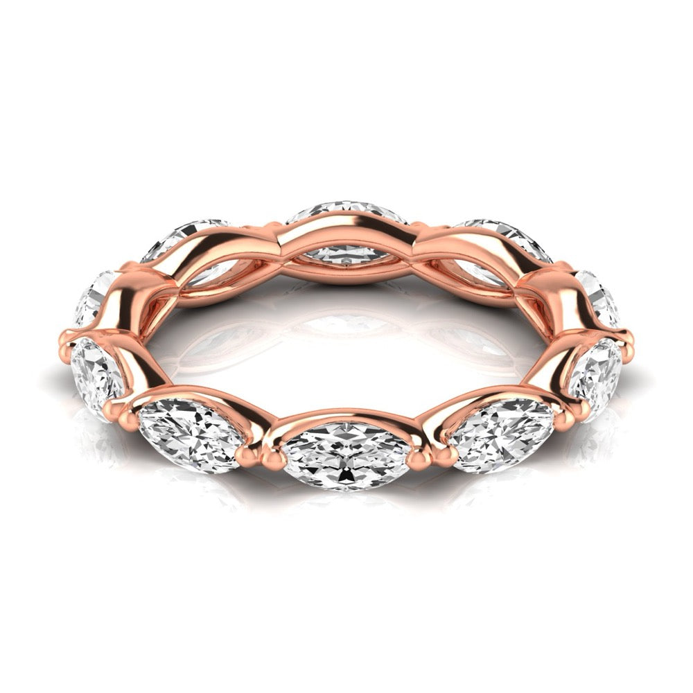 Marquise Eternity Band 3mm East West Marquise Eternity Band