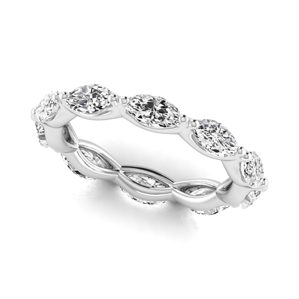 Marquise Eternity Band 3mm East West Marquise Eternity Band